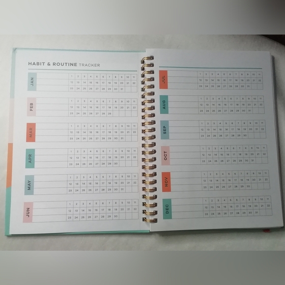 Daily Planner, Habit Tracker, Meal Planner, Undated, by Sweetzer & Orange. - Picture 8 of 9